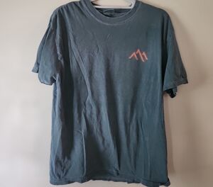 Comfort Colors Teal T-Shirt with Orange Logo